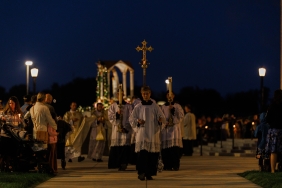 Annual Candlelight Rosary Procession at the Immaculata